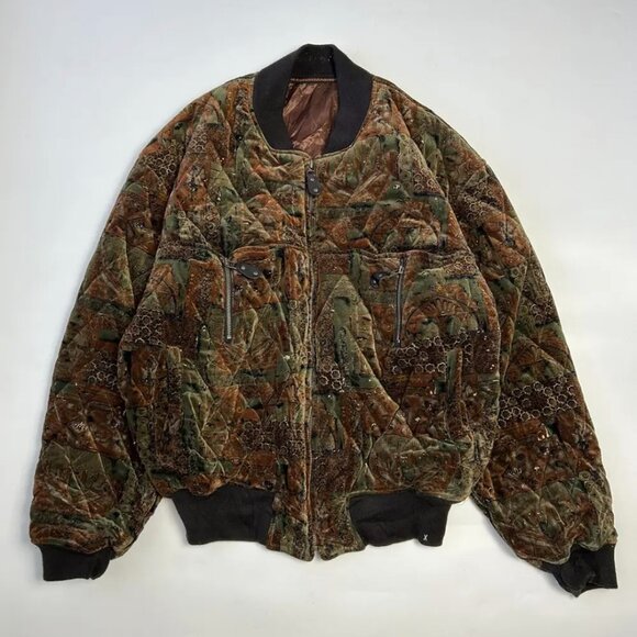 Vintage Issey Miyake x TETE HOMME Sueded Bomber Jacket - Picture 1 of 8